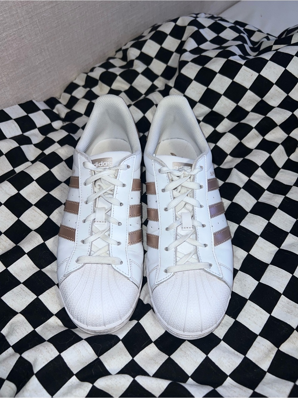 Adidas Rose Gold Sneakers-size 7.5